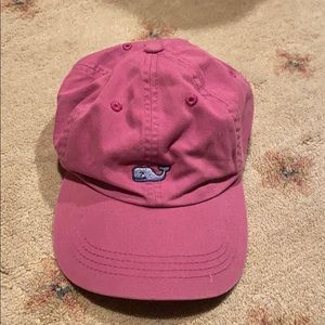 Vineyard Vines Pink Whale Baseball Hat